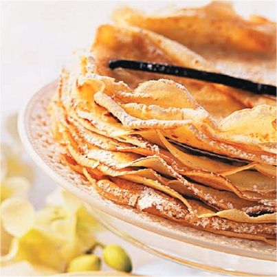 Crêpes à la vanille