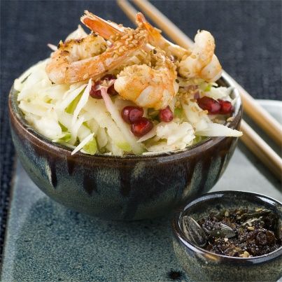 Crevettes aux cinq épices à la Chinoise et son chutney de tamarin