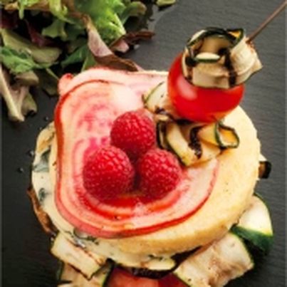 Croque de Polenta à la Fourme d'Ambert