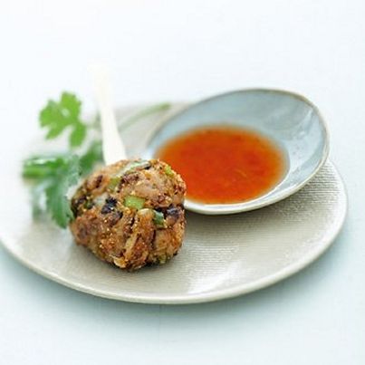 Croquette de lapin et condiment au piment doux