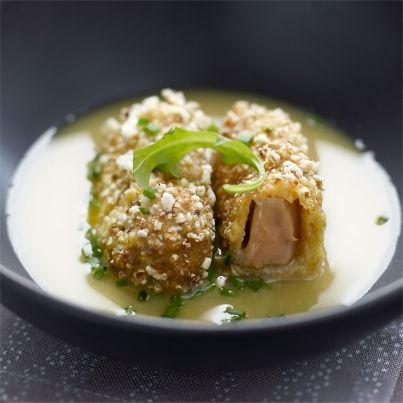 Croquettes de foie gras de canard fermier des Landes au maïs