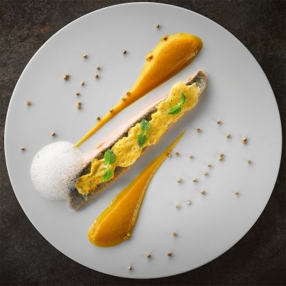 Croustillant d'Abondance, Truite et Carottes