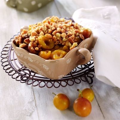 Crumble maison aux Mirabelles de Lorraine
