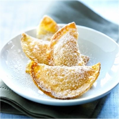 Empanadilla de kaki persimon et pâte de coing