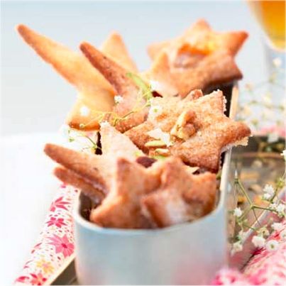 Etoiles de Noël aux fruits secs
