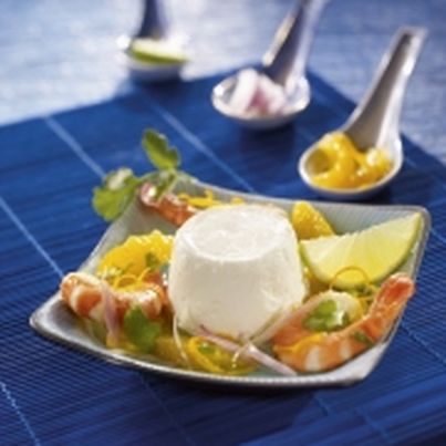 Faisselle aux crevettes façon thaï