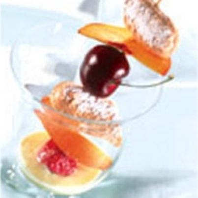 Brochettes d'été aux fruits