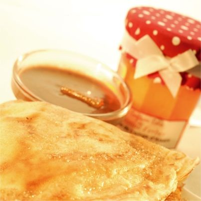 Confiture de bananes, oranges et chocolat