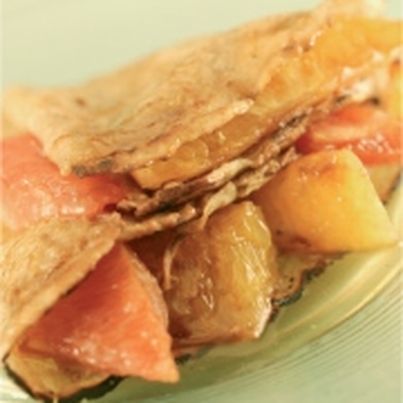 Crêpes aux agrumes flambées au Grand Marnier