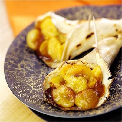 Crêpes Suzette aux Mirabelles de Lorraine