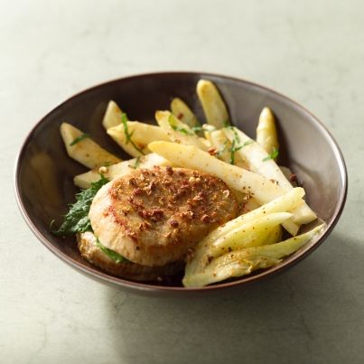 Grenadins de veau au poivre-fleur et au shiso