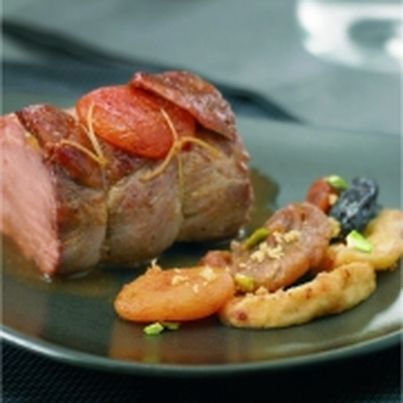 Filet de Porc Laqué, Sauce au Pain d'Épices