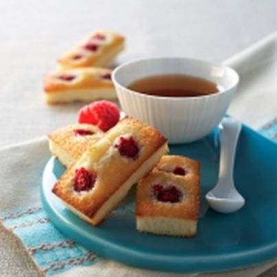 Financiers aux framboises
