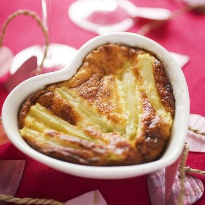 Flan d'asperge et parmesan