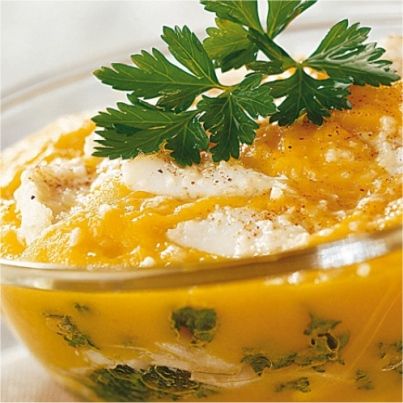 Gratin de lingue et de potiron