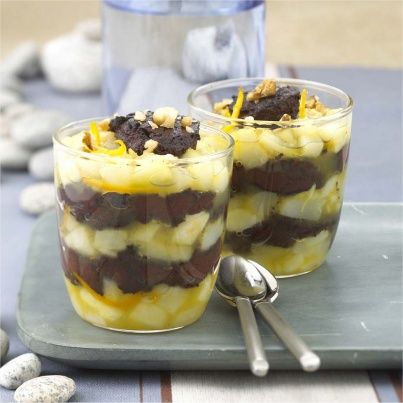 Marbré de boudin noir aux poires, fleur d'oranger et noix