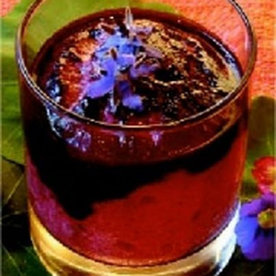 Mousse de cerise à la lavande