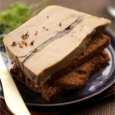 Foie Gras de Canard du Sud-Ouest au cacao et aux pommes