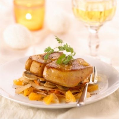 Foie gras de Canard entier des Landes poêlé aux agrumes