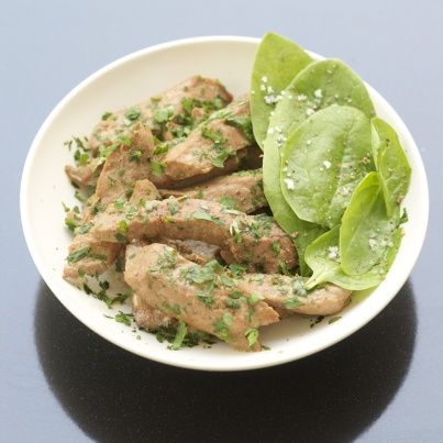 Foie de veau citron, cumin et curcuma