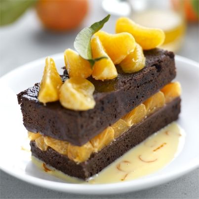 Fondant aux Clémentines de Corse et chocolat intense