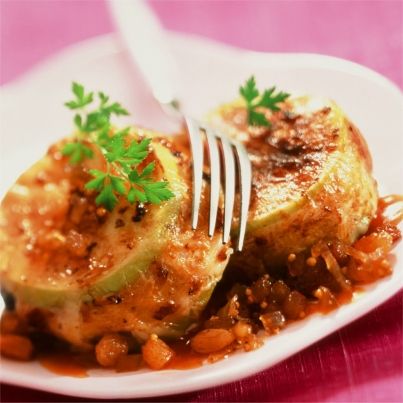 Palets de tripes croustillantes au Chutney de Granny Smith