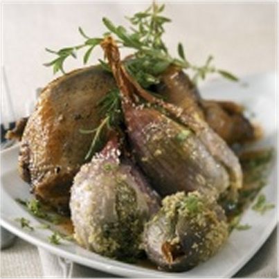 Pigeonneaux aux Echalotes Traditionnelles farcies