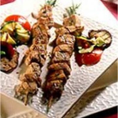 Quasi de Veau de la Pentecôte en brochettes de romarin