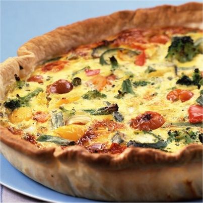 Quiche aux légumes d'été