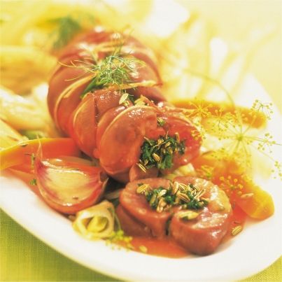 Rognons de veau entier aux herbes