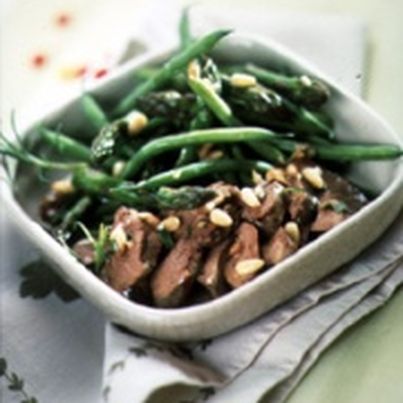 Salade de foies de lapin confits