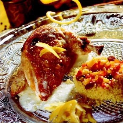 Suprêmes de volaille au citron confit