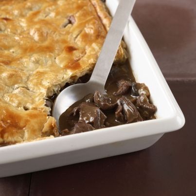 Tourte de cœur de bœuf à la Guinness