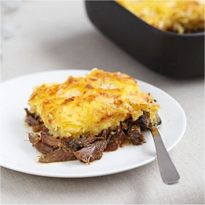 Faux parmentier de queue de bœuf