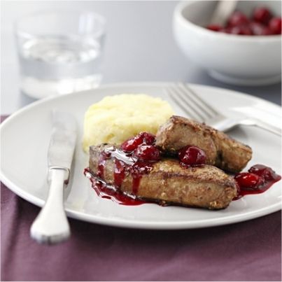 Foie de veau aux griottes et poivre de Séchuan