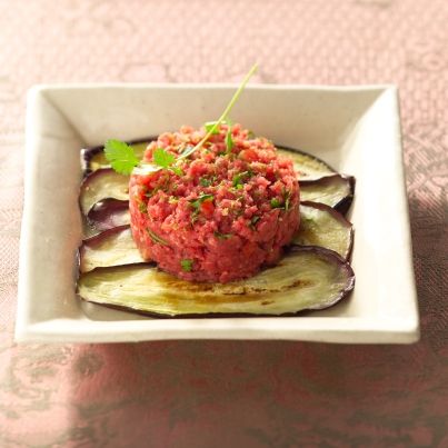 Tartare de bœuf version asiatique