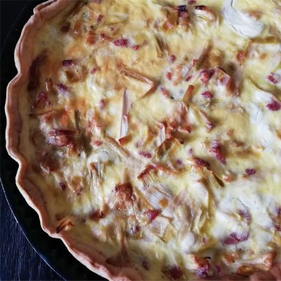 Tarte aux poireaux