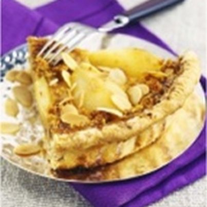 Tarte aux poires à la crème de pain d'épices (saveur sucrée)