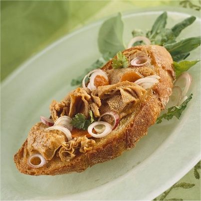 Tartine gourmande aux tripes