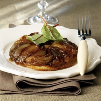 Tarte tatin aux échalotes traditionnelles