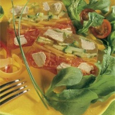 Terrine de Veau de la Pentecôte aux petits légumes nouveaux