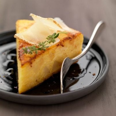 Galette de polenta dorée au fromage Pur Brebis Pyrénées