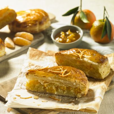 Galette des rois à la clémentine de Corse