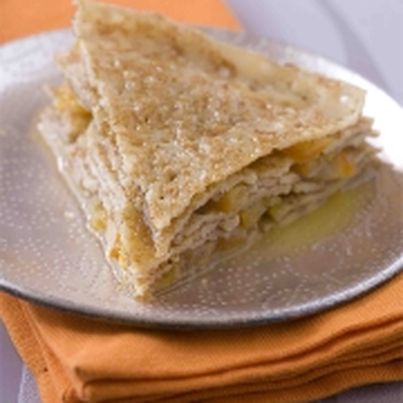 Gâteau de crêpes à la crème de confiture de Mandarines Bonne Maman