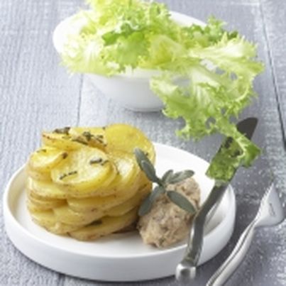 Gâteau de Pompadour à la sauge et sa Quenelle de Lapin