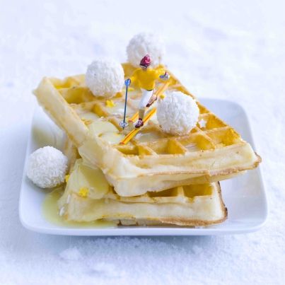 Gaufre Chocolat Blanc