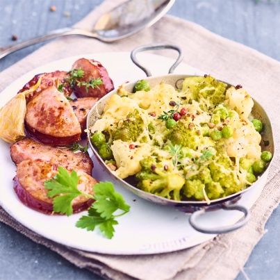 Gratin de Choux et Saucisse de Morteau