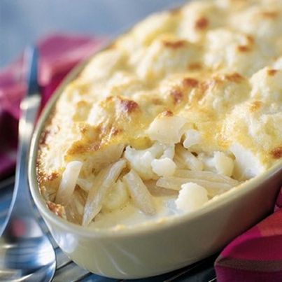 Gratin de légumes blancs