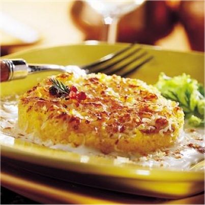 Gratin de polenta au Beaufort