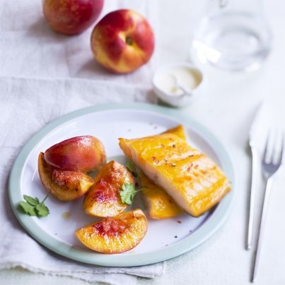 Haddock fumé aux Nectarines jaunes de nos Régions